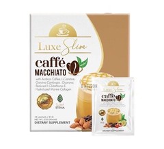 Luxe Slim Caffee MACCHIATO With Collagen & L-Glutathione, 10 Sachets
