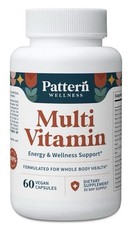 Pattern Wellness Multivitamin Energy & Wellness Support for Women & Men 60 Caps