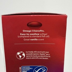 MegaRed Advanced 4 in 1 Omega-3s Fish & Krill Oil 500mg 80 Softgels Exp 6/27 NIB