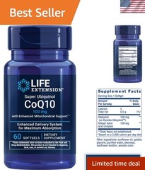 Enhanced Ubiquinol CoQ10 with Shilajit – 60 Softgels for Energy & Heart Health