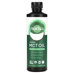 2 X Nutiva, Organic MCT Oil, 16 fl oz (473 ml)-worldwide