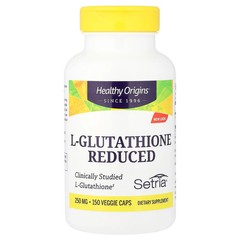 2 X Healthy Origins, L-Glutathione Reduced, 250 mg, 150 Veggie Caps