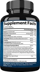 Holistic Cortisol Reducer with Magnesium, Ashwagandha & L-Theanine – 120 Count