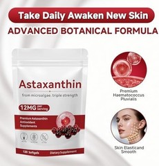Astaxanthin 12mg, 120 Softgels, Premium Astaxanthin Antioxidant Supplements with