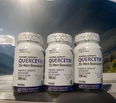 3 Nutri By Nature’s Fusions Quercetin Dietary Supplement – 500 mg – 180 Capsules