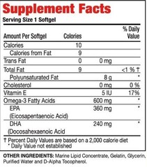 Omega 3 Capsulas de Alta Potencia. Set de 2 frascos con 100 capsulas c/u.