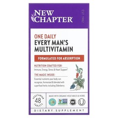 2 X New Chapter, One Daily Every Man’s Multivitamin, 48 Vegetarian Ta-worldwide