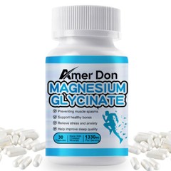 Magnesium Glycinate Supplement 1330MG – Heart, Nerves, Bone and Muscles Support