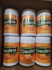 6 Pack SUPERANT Creatine Monohydrate Gummies 90ct 1.5g Vegan Non-GMO Orange New
