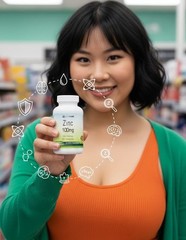 Zinc Citrate 100 mg Capsules serving- USA deal