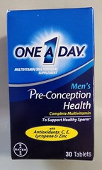 One A Day Men’s Pre-Conception Health Multivitamin to Support Healthy Sperm