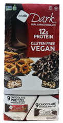 NuGo 18 ct Dark Chocolate Vegan Protein Bar Variety Pack,Exp:02/27