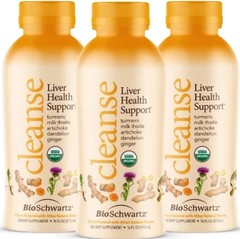 3 Pack BioSchwartz Cleanse Liver Health Support, Organic Liver Cleanse Detox