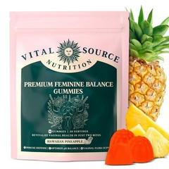 Vital Source Feminine Balance Gummies Hawaiian Pineapple Buy 2 Get 1 Free(ADD 3-