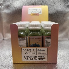 Magic Mind Energy Drink Lion Mane Rhodiola Matcha Vitamin B12 Caffeine 05/18/27
