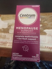 Centrum Menopause Support Complete Multivitamin + Hot Flash Support Tablets 30 E