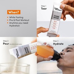 Man Matters Hydra Boost Electrolyte Powder – Orange Flavour | 15 Sachets
