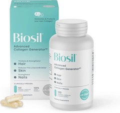 BIOSIL ADVANCED COLLAGEN GENERATOR HAIR SKIN NAIL 120 LIQUID CAPSULES 9/2027
