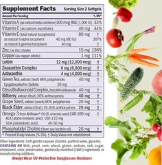 Ultimate Eye Support with Astaxanthin – 30 Gluten-Free Softgels for Vision Care