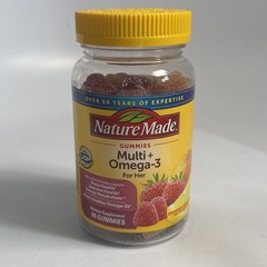 Nature Made Multivitamin + Omega 3 for Women 80 Gummies 06/2026 Sealed