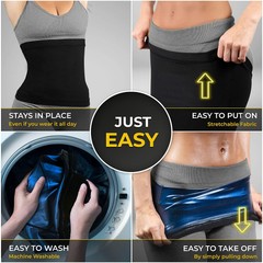 Fajas Colombianas Sauna Belt Waist Trainer Control Belly Fat Burn Training Tape