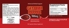 Cayenne Pepper Weight Management & Water Away Fluid Balance Support Supplement