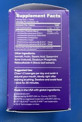 Burst Oral Probiotics Mint Chewable Lozenges Supplement 2 Pack 45 Ct Ea 09/26