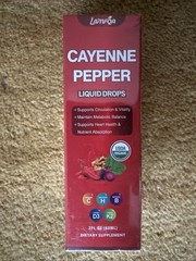 Cayenne Pepper Supplement Vegan Plant-Based Drops with Beet Root Hawthorn Berry
