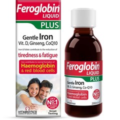 Feroglobin Plus Liquid 200ml – Iron Supplement, Energy Boost, Immune Support