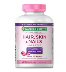 Nature’s Bounty Biotin 5000mcg Rapid Release 250 Softgels Supplement