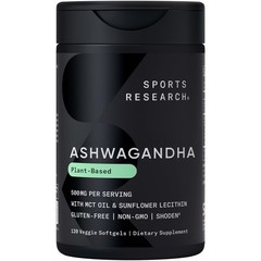 Ashwagandha Softgels with Coconut MCT Oil – Natural Adaptogen for Relaxation, Ca