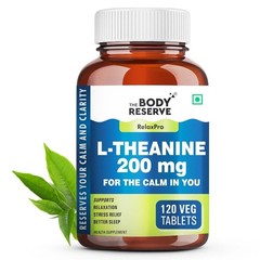 The Body Reserve L-Theanine 200mg – 120TAB E825