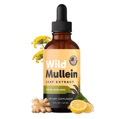RESPICLEAR All-Natural Mullein Drops With Ginger & Lemon suitable for Lung Clean