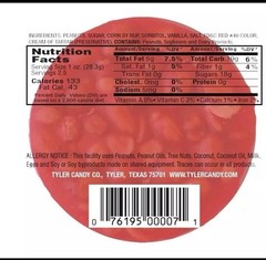 8 pack Peanut Pattie 2.5 Ounce FREE SHIPPING Expires July 2026 Great Sweet Snack