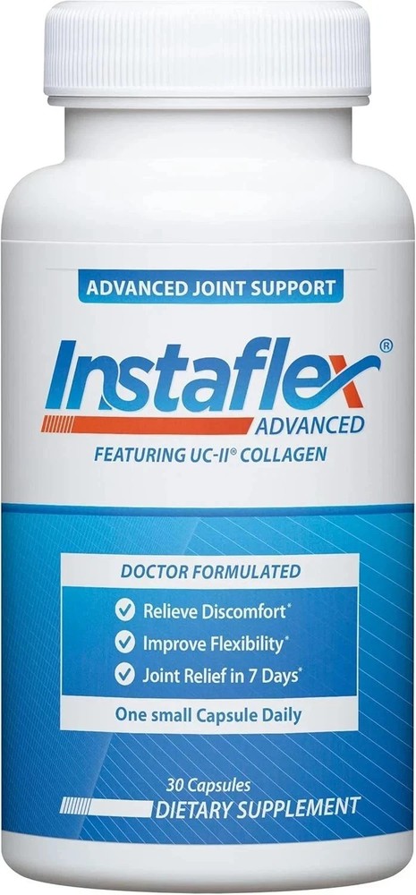 Instaflex Advanced Joint Support 30 Capsules Pain Relief Formula Exp 2028