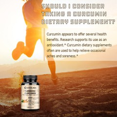 Turmeric Curcumin – with Ginger, Black Pepper – Joint Pain Max Strength, Non-GMO