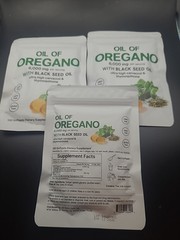 3 X ​​Oil of Oregano With Black Seed Oil Organic Herbal Supplement 540 Softgels