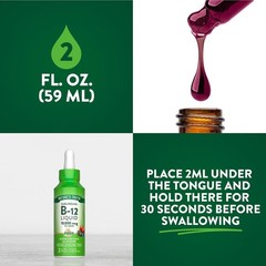 10,000 mcg B12 Sublingual Drops in Berry Flavor | Easy & Fast-Acting