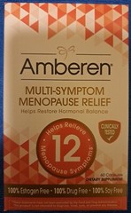 Amberen Menopause Relief Promotes Hormonal Balance 60 caps Exp 11/2025