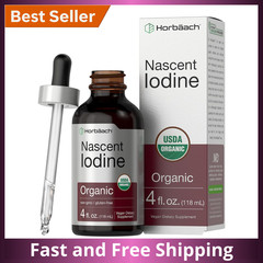 Nascent Iodine 325mcg 4oz Organic Liquid Supplement Non-GMO Gluten Free USA NEW!
