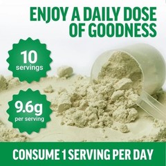NEW Force Factor Smarter Greens Daily Wellness Powder, Superfood Powder