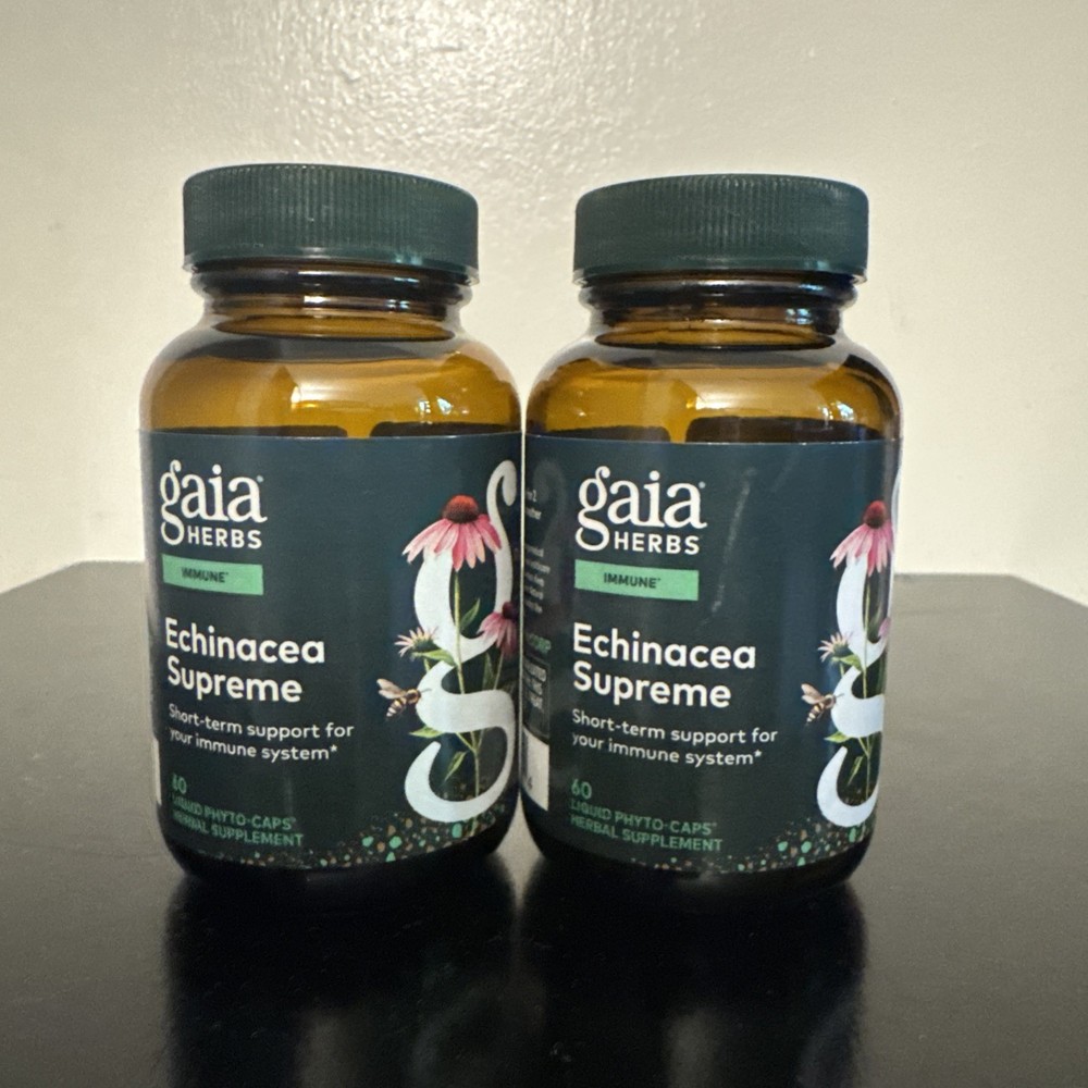 Gaia Herbs Echinacea Supreme — 120 Liquid Phyto- Capsules