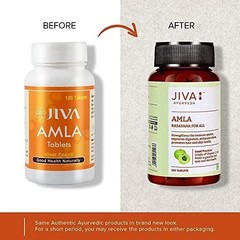 Jiva Amla Tablets 500mg 120×2 | Ayurvedic Vitamin C & Antioxidant Support