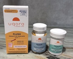 Uqora Flush Drink Mix Pink Lemonade 10ct Lot of 3 Boxes Urinary Support Exp 1/26