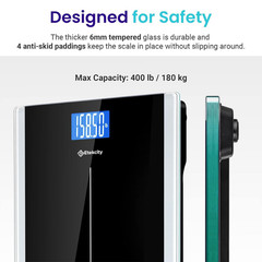 Bathroom Scale for Body Weight, Highly Accurate Digital Electronic Weighing Mach