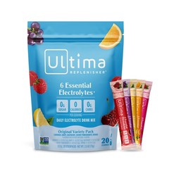 Ultima Replenisher Daily Electrolyte Powder – 20 Servings (Pack of 1), Blue
