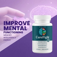 (1 pack) Cure Fight for Memory – CureFight Brain Health Supplement 60ct