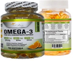 2 OMEGA 3 VITAMINS SOFTGELS XL ANTI-INFLAMMATORY FISH OIL NATURAL GELS 120 XL