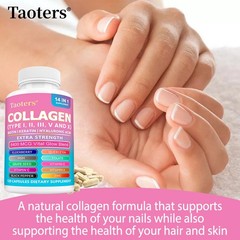 Collagen With Peptides & Biotin Balance Hair & Bone Density Health 120 Capsules