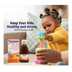 6x OR 10x Pharmaton Kiddi CL Syrup 100ml Multivitamin Lysine & Calcium FREEEXP